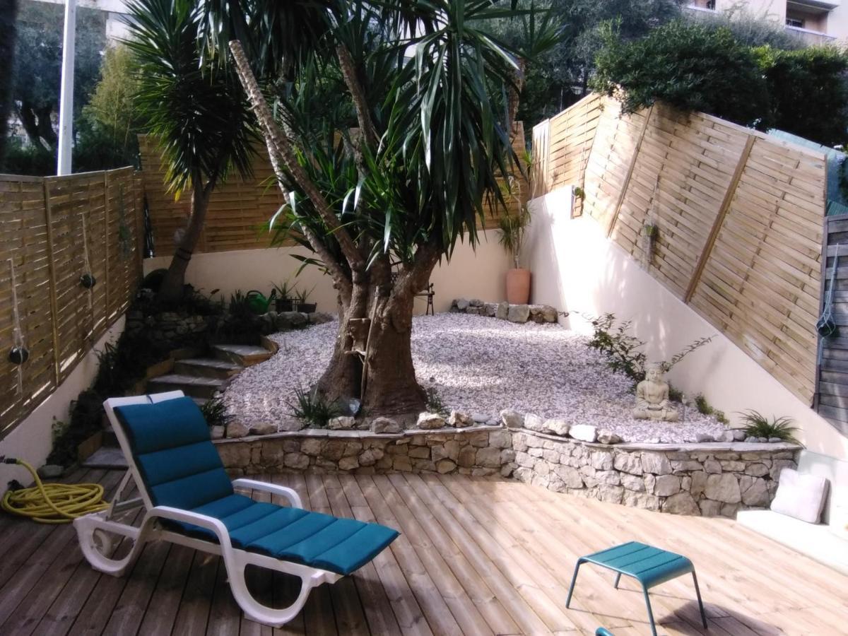 Nice- Gairaut - Jardin Prive- Grand F1 Lumineux-Piscine Collective Bagian luar foto