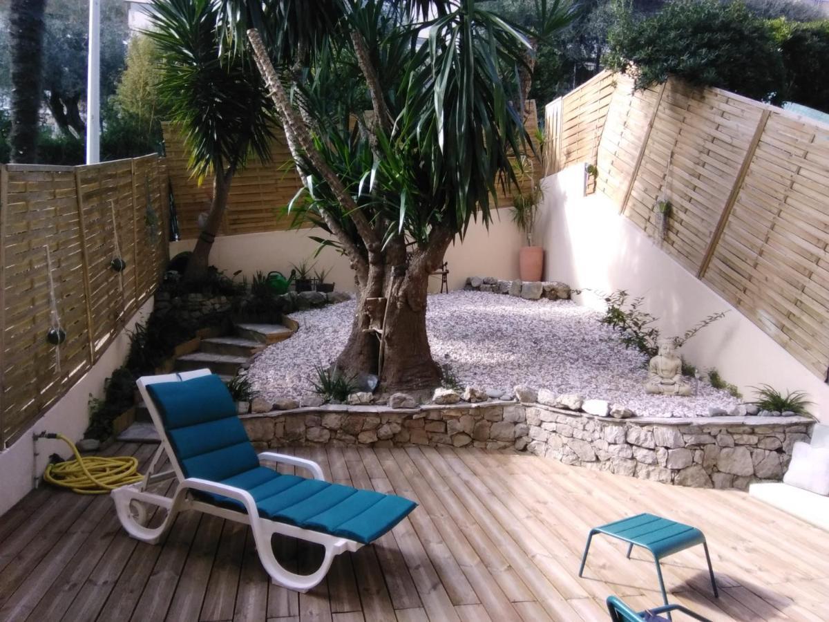 Nice- Gairaut - Jardin Prive- Grand F1 Lumineux-Piscine Collective Bagian luar foto